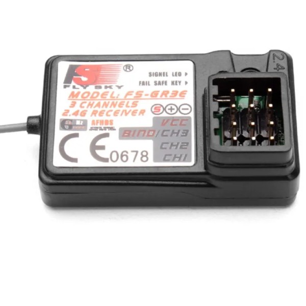 FS-GR3E Flysky 3 canali 2.4G GR3E con Failsafe GT3B GR3C aggiornamento per RC auto camion barca GT2